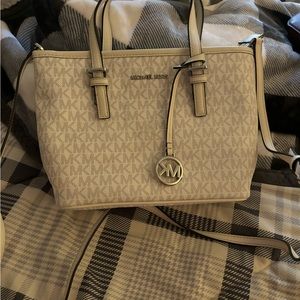 Michael Kors white purse